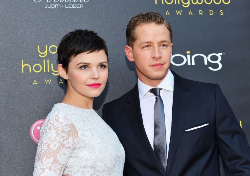 A picture of Josh Dallas and his wife Goodwin.